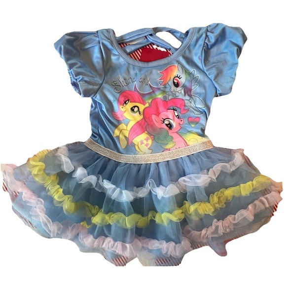 My Little Pony Other - MY LITTLE PONY Tutu Dress 12M  G4 Pinkie Pie Fluttershy Rainbow Dash "Shine On"